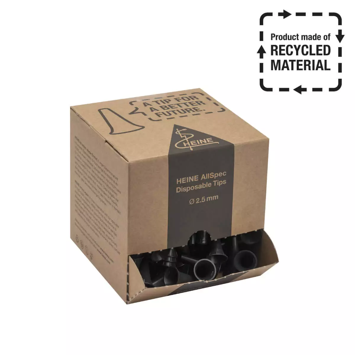 HEINE Optotechnik HEINE AllSpec EcoTips Einweg-Ohrtips aus recyceltem Kunststoff