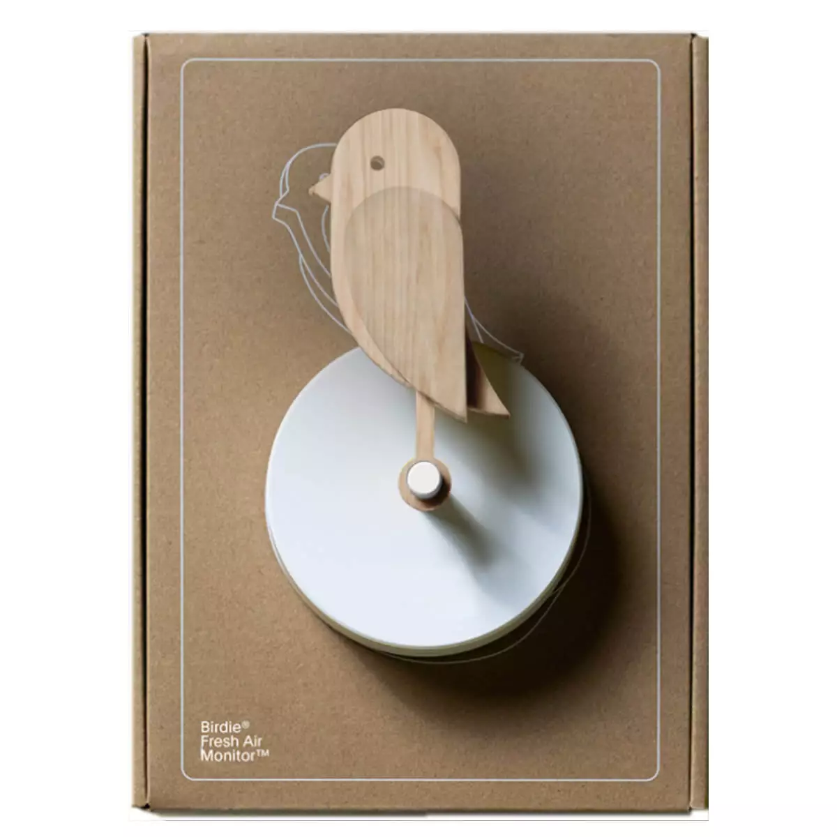 Birdie Birdie 2.0 Luftqualitätssensor – Wood Edition