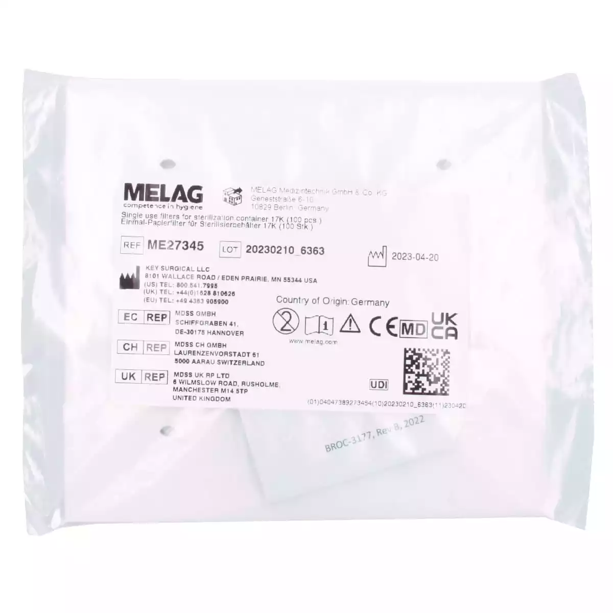 MELAG Einmal-Papierfilter