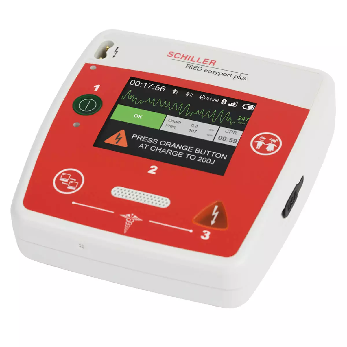 SCHILLER FRED easyport plus MAN Defibrillator