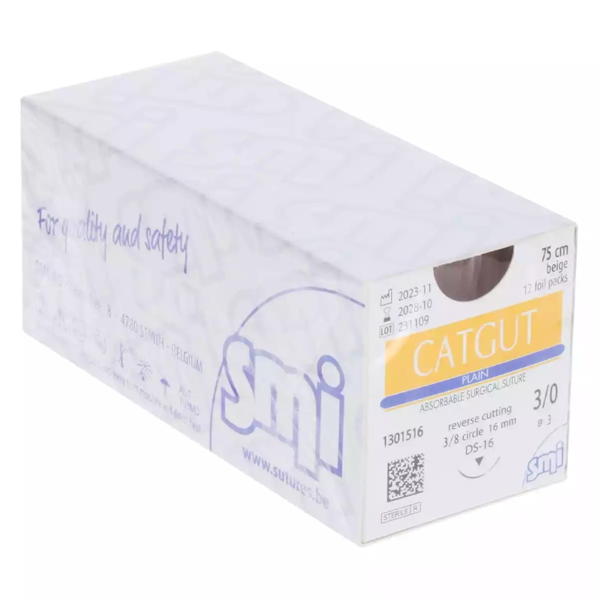 SMI Catgut Plain Nahtmaterial für Veterinärchirurgie