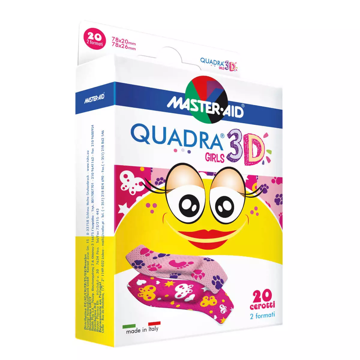 Master Aid Quadra 3D Kinderpflaster