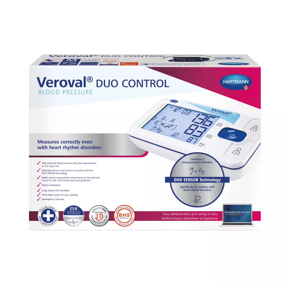 HARTMANN Veroval DUO CONTROL Oberarm-Blutdruckmessgerät