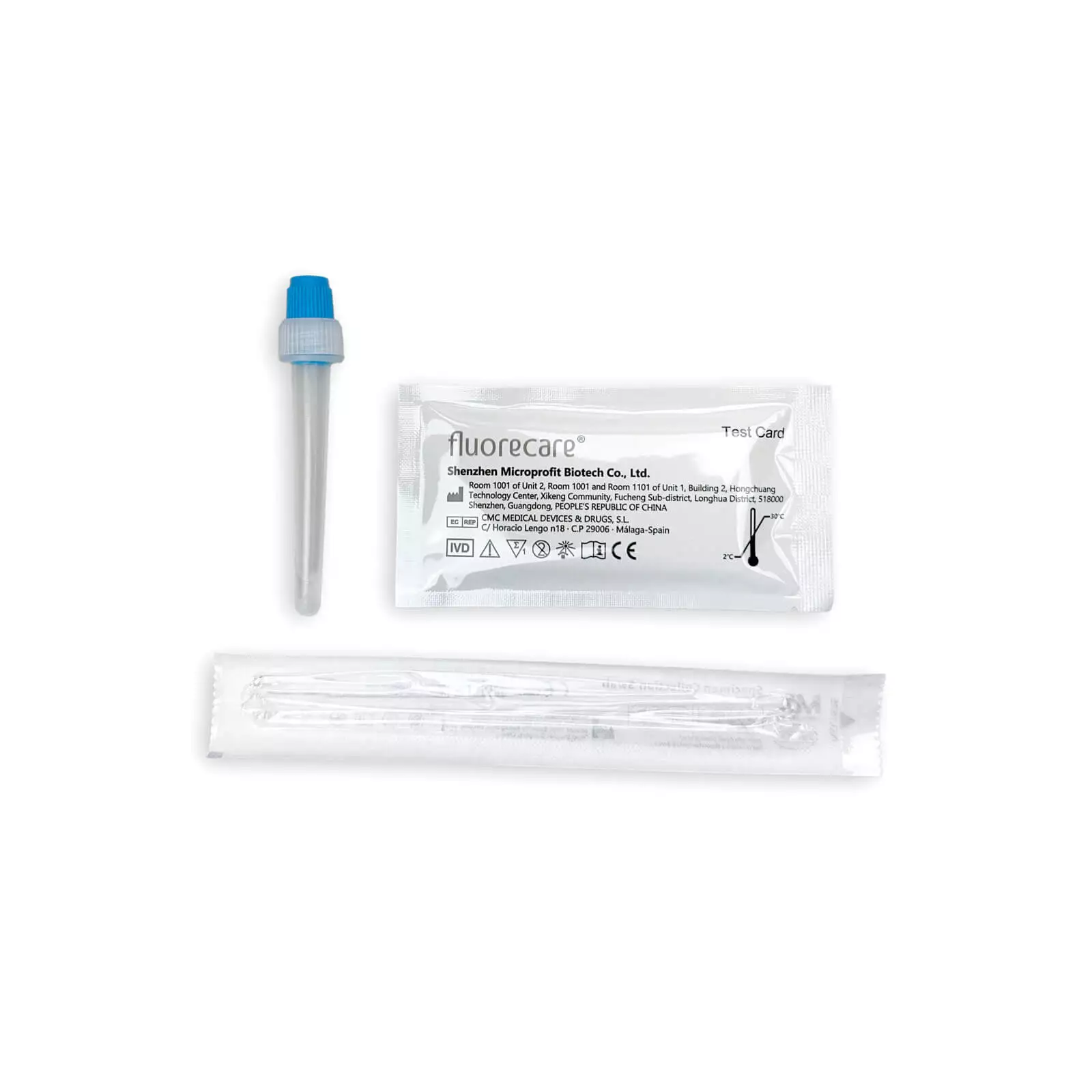 fluorecare SARS-CoV-2, Influenza A/B, RSV, ADV, hMPV 6-in-1 Profi-Schnelltest