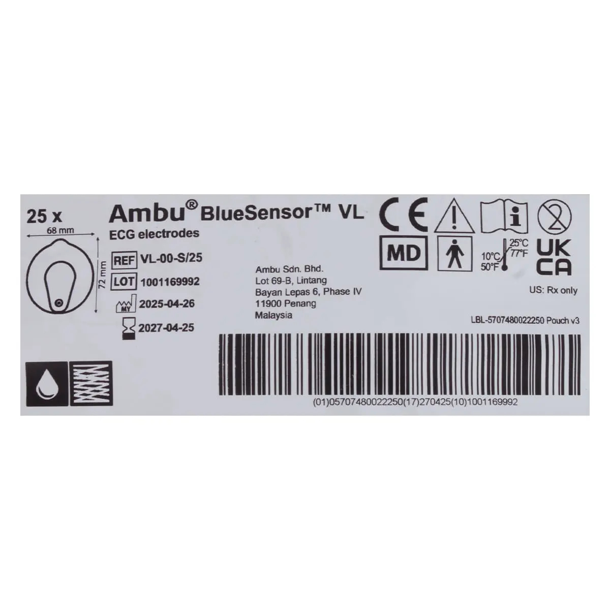 Ambu BlueSensor VL Einmal-Elektroden Ambu BlueSensor VL Einmal-Elektroden