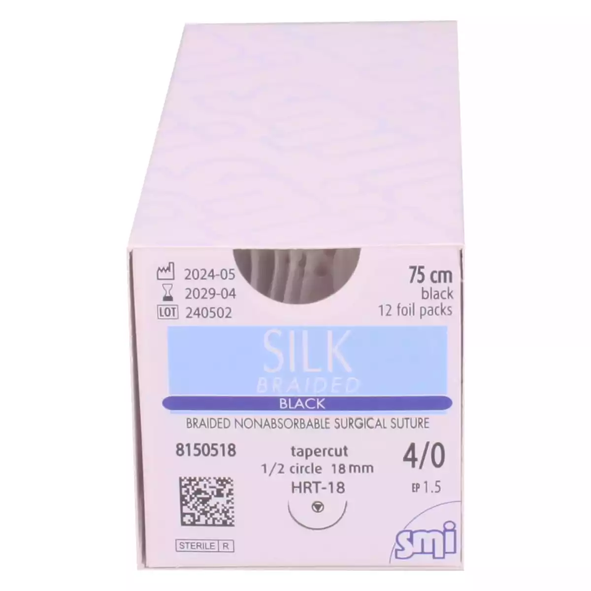 SMI Silk Braided Black Nahtmaterial SMI Silk Braided Black Nahtmaterial