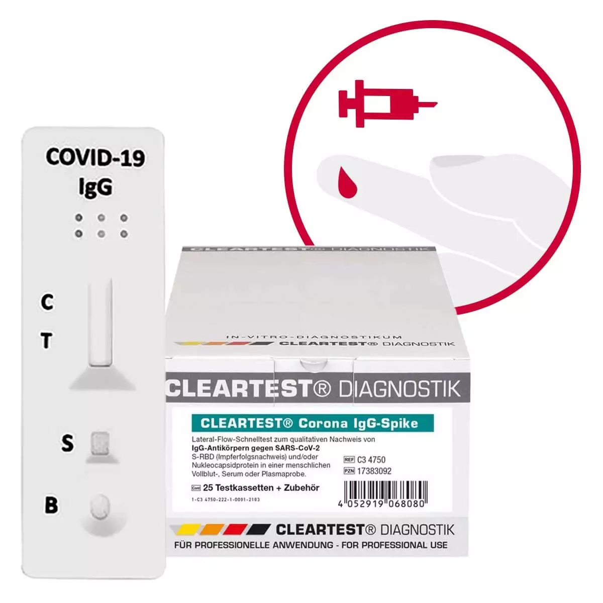 servoprax Cleartest Corona IgG-Spike Schnelltest