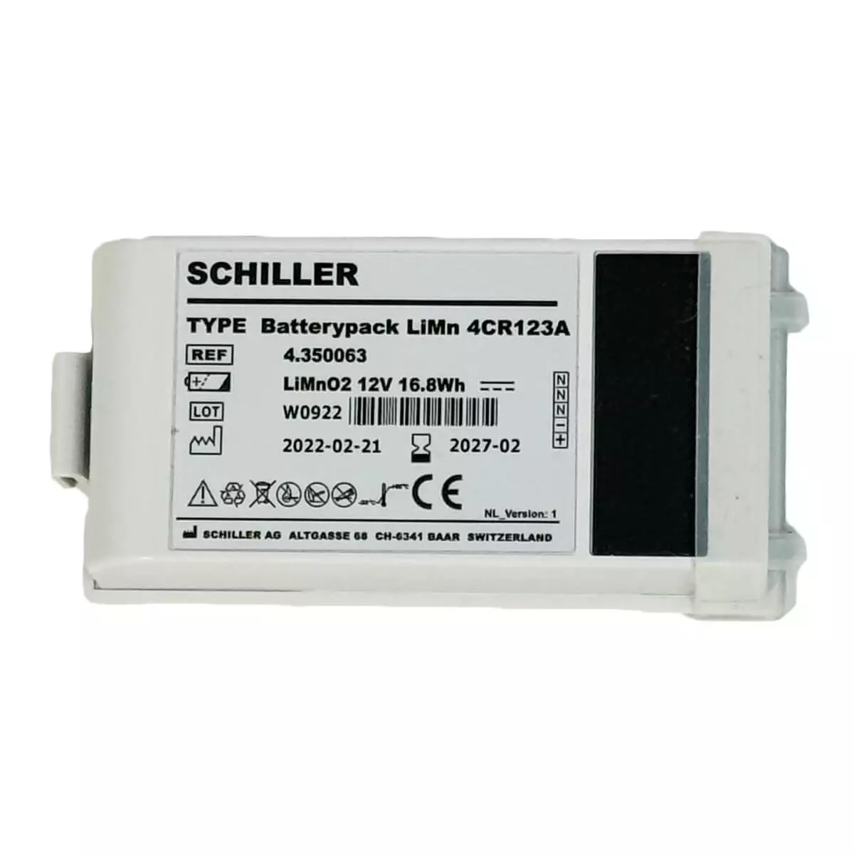 SCHILLER Batterie zu FRED easyport plus
