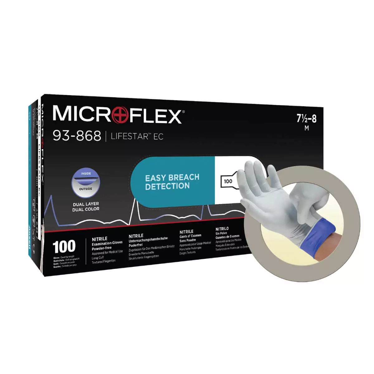 Ansell MICROFLEX® LifeStar EC™ 93-868 Nitril-Handschuh
