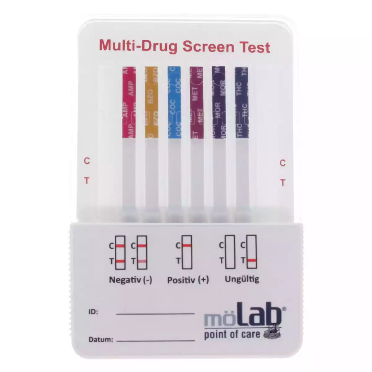 möLab OneSecond Drogen Multi-Dip Schnelltest
