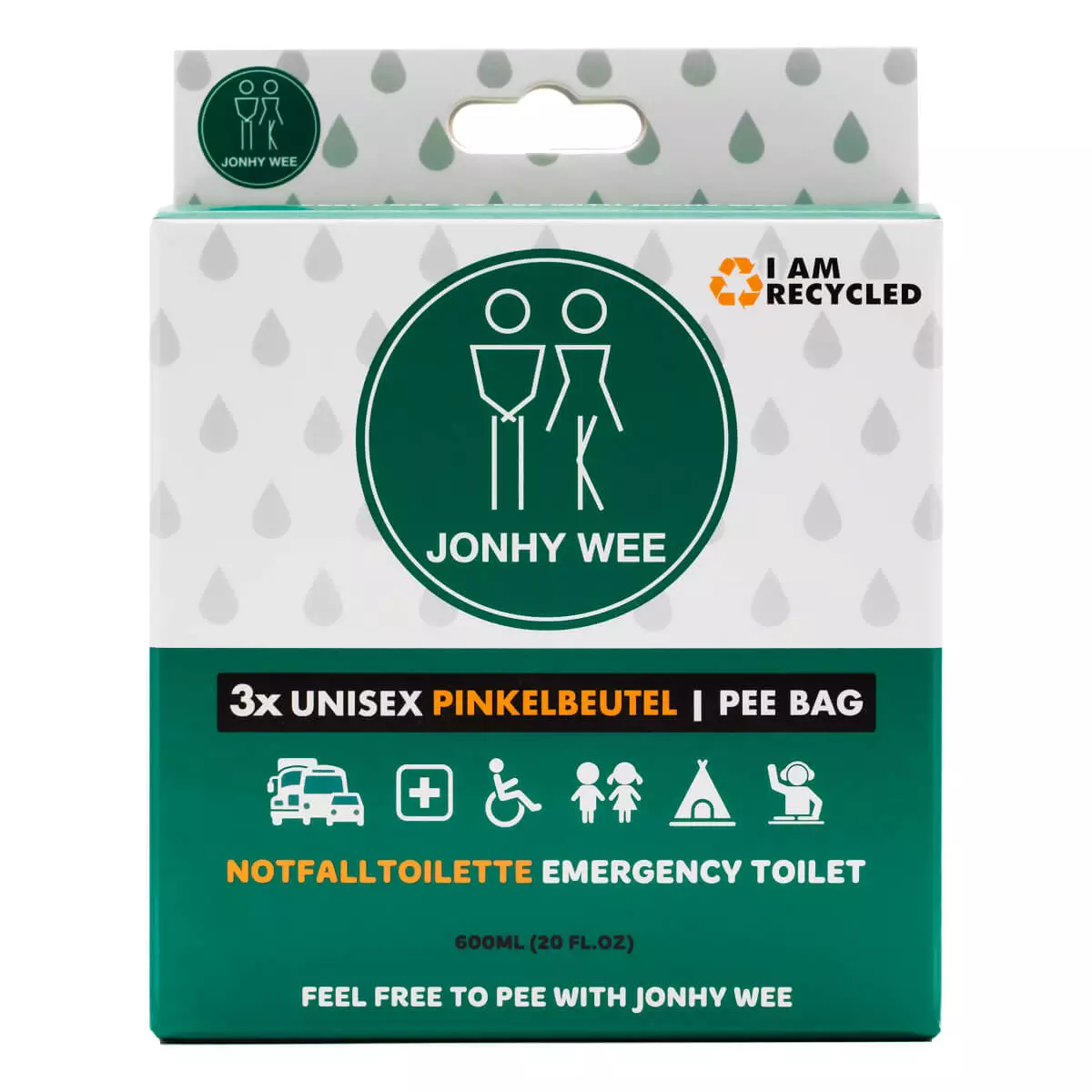 Jonhy Wee Minitoilette für Unterwegs