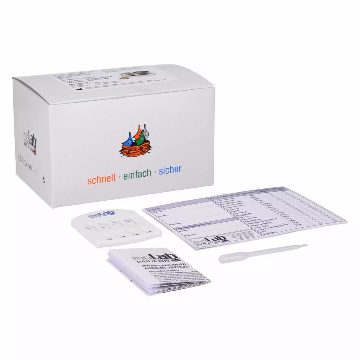 möLab Multi-Line Urin Drogentest