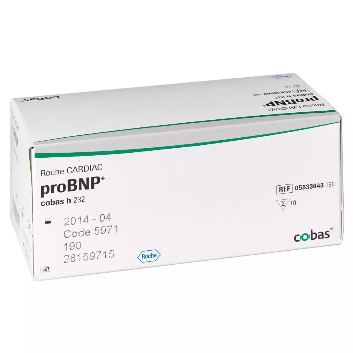 Roche CARDIAC NT-proBNP Teststreifen für cobas h 232