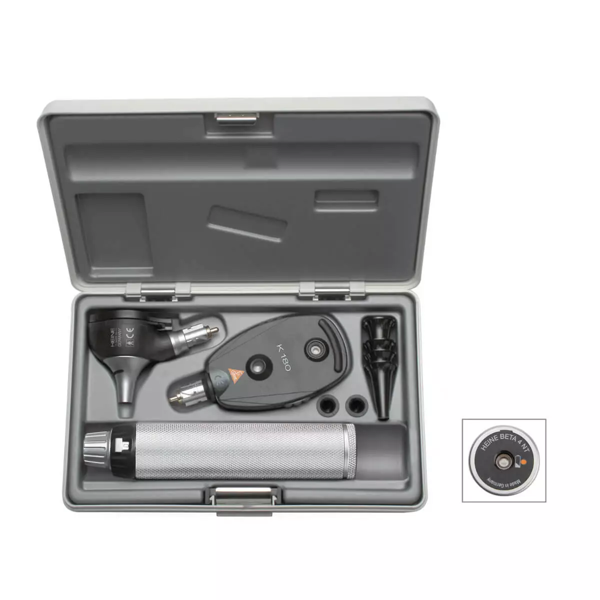 HEINE Optotechnik HEINE K180 F.O. Otoskop & K180 Ophthalmoskop im Set