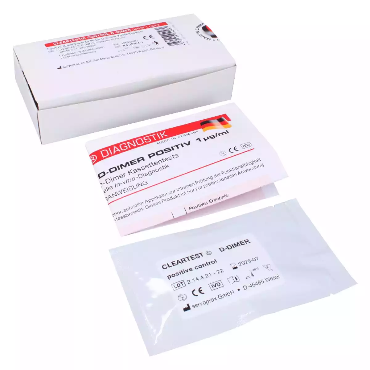 servoprax Cleartest Control Kit D-Dimer