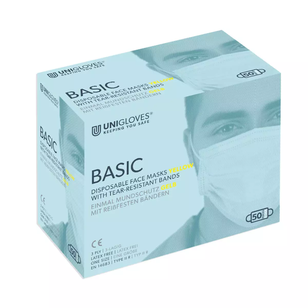 UNIGLOVES Basic OP-Mundschutz