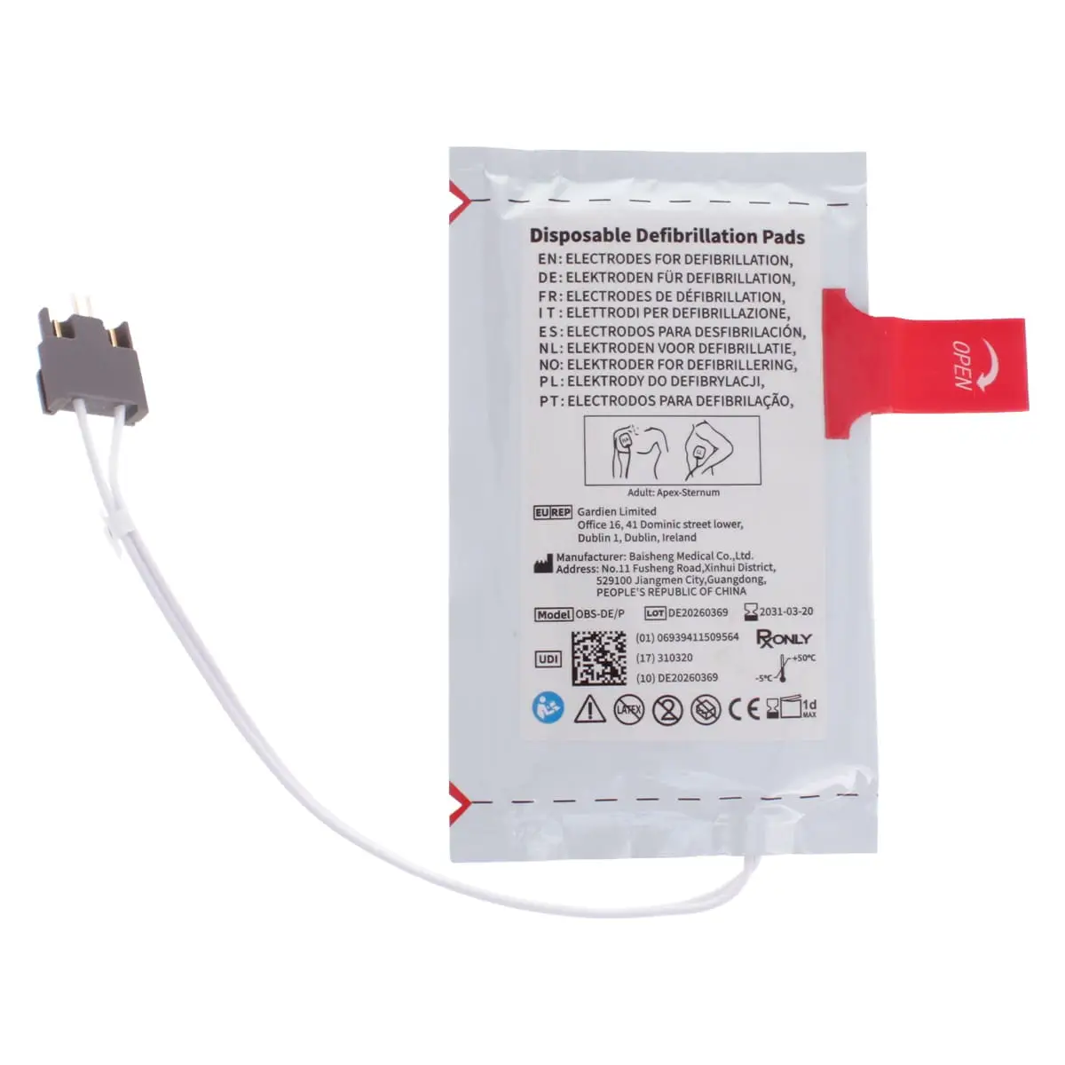 ViVest P1 Pocket-AED-Elektroden