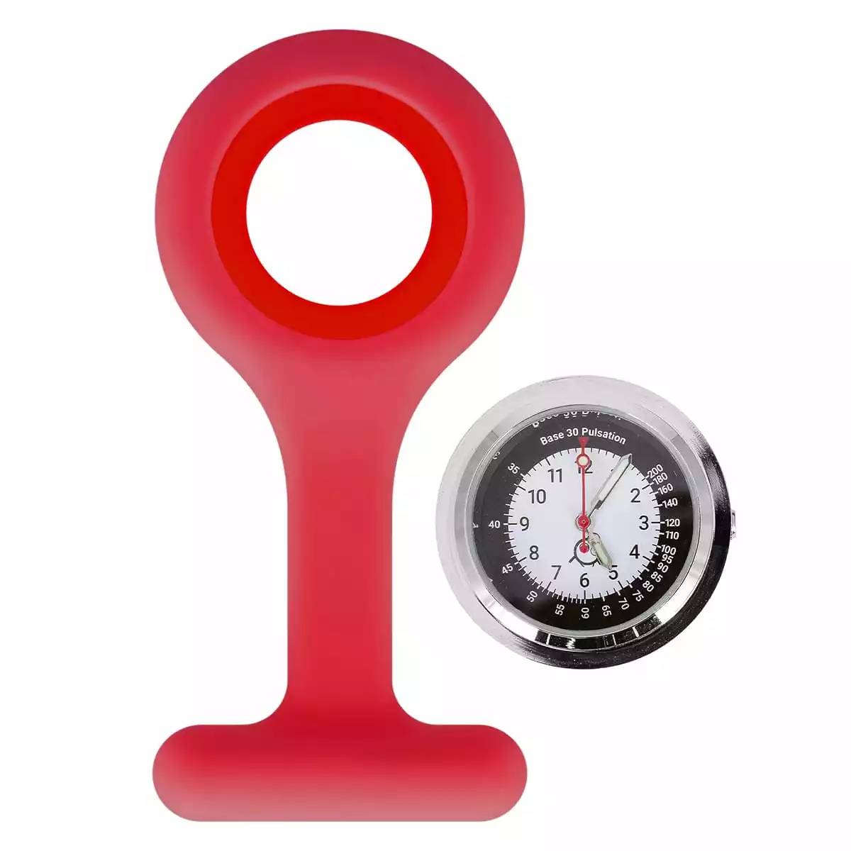 DocCheck Tools Silikon-Schwesternuhr mit Clip "Tic"