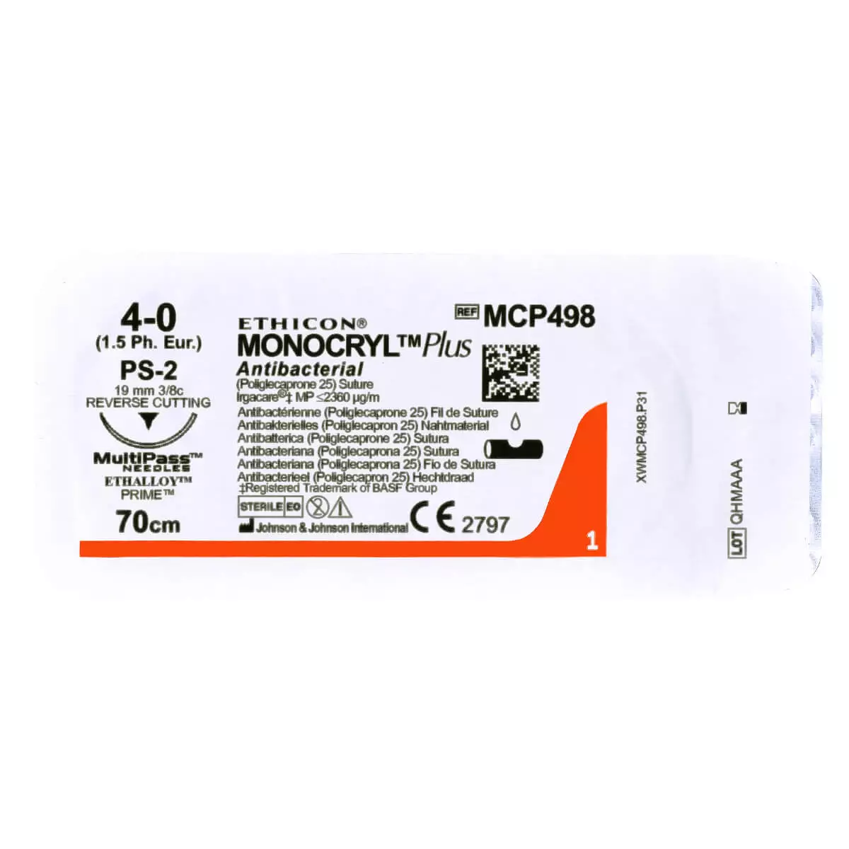 Ethicon MONOCRYL Plus (Polyglecaprone 25) Nahtmaterial