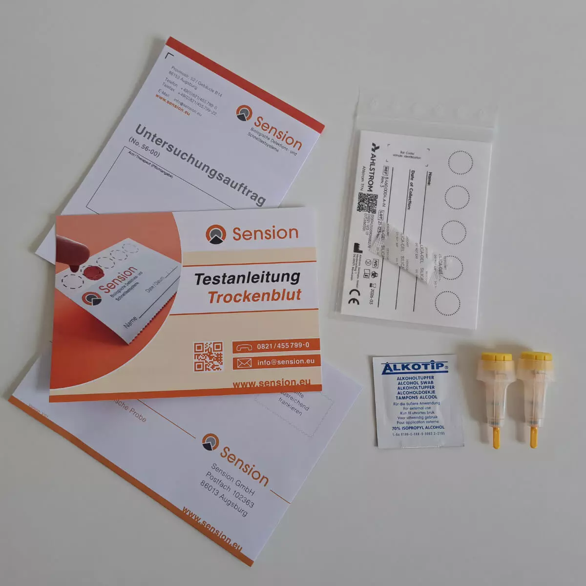 Sension SensioScreen Masern Antikörper-Trockenbluttest