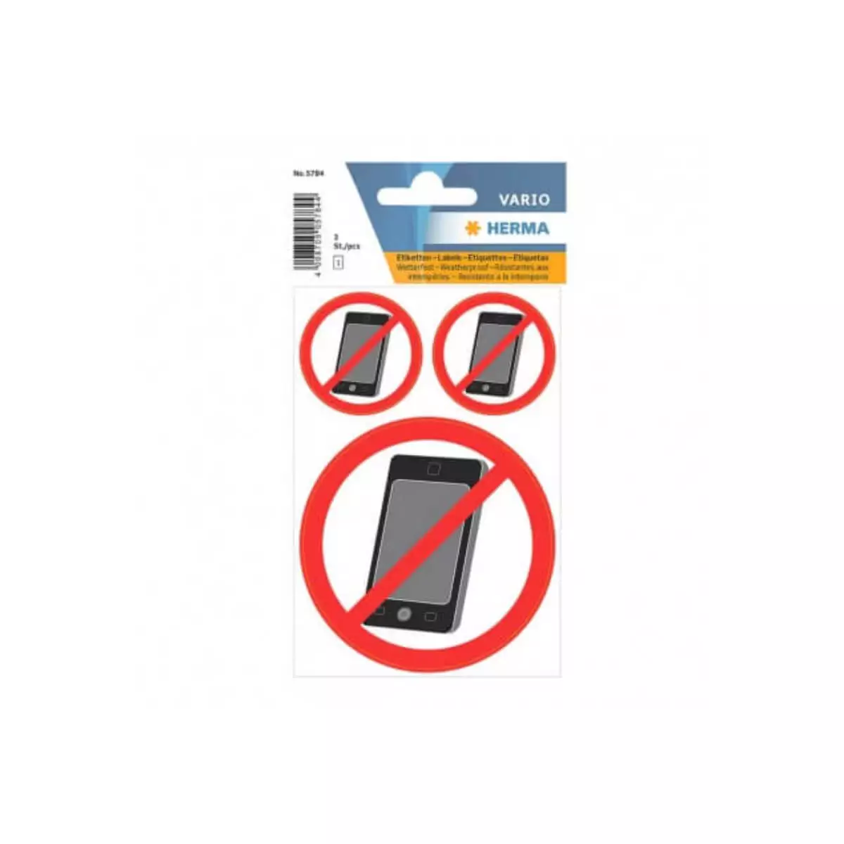 HERMA Hinweisetiketten "Kein Handy"