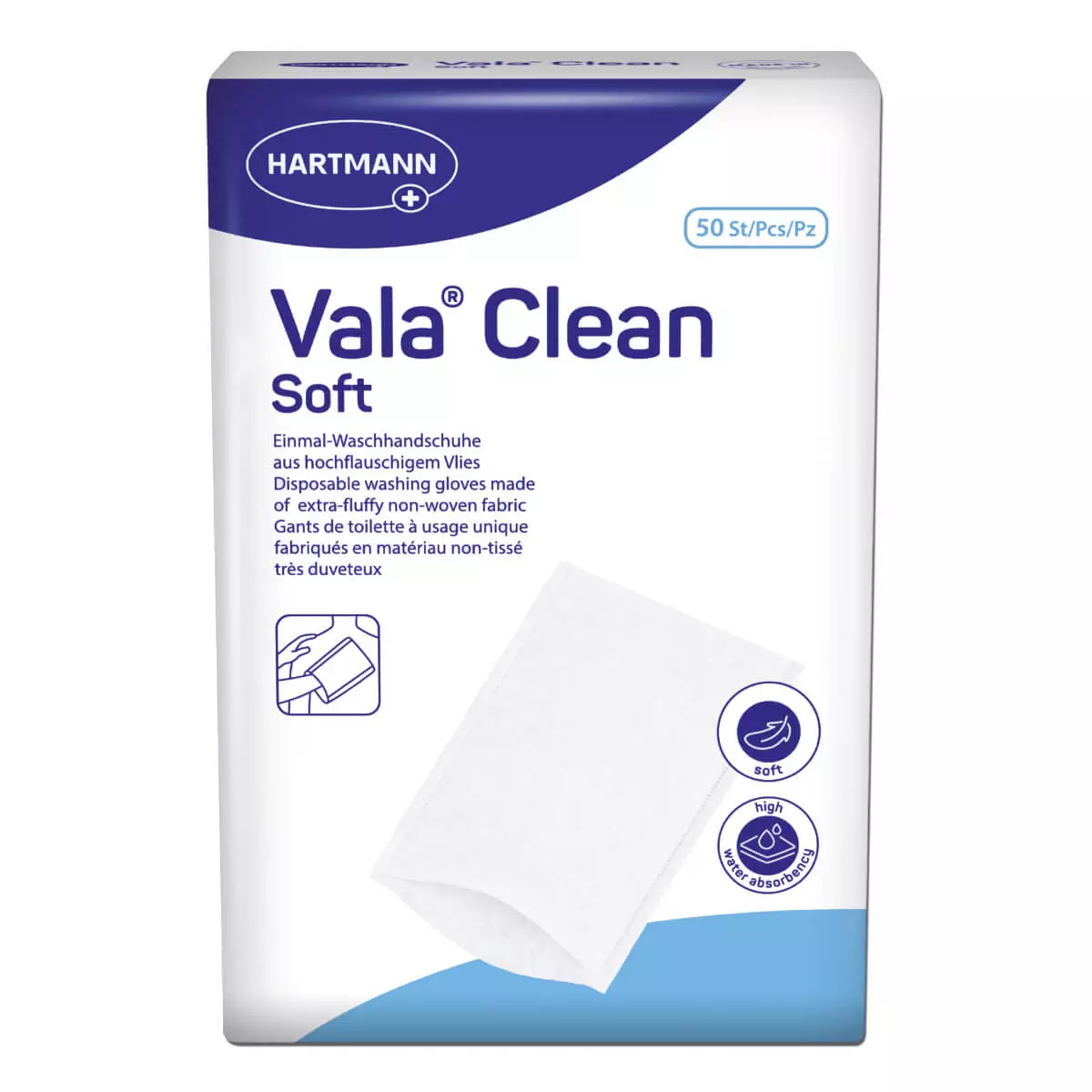 HARTMANN Vala Clean soft Waschhandschuh