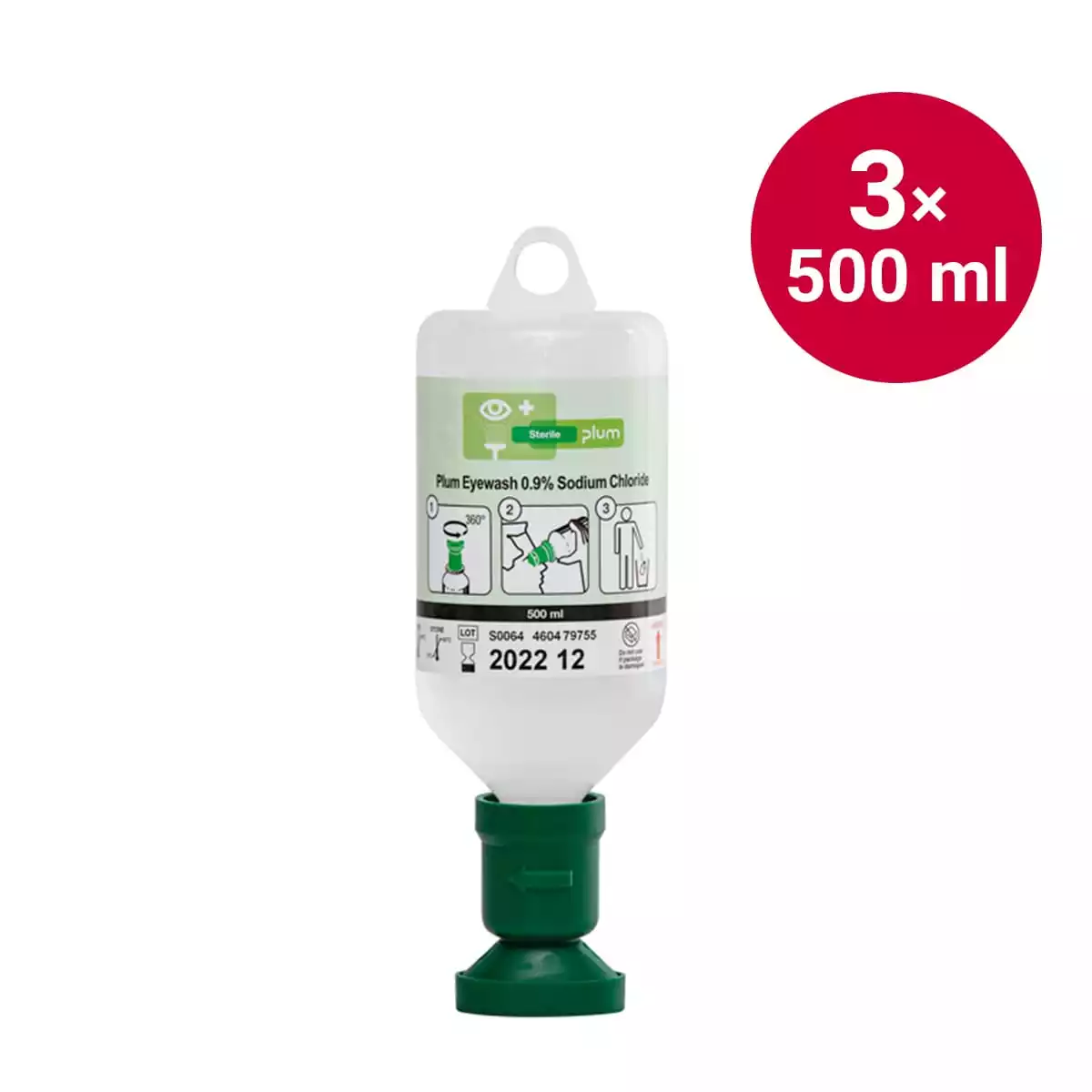Augenspülung steril mit 0,9 % NaCl – 500 ml Augenspülung steril mit 0,9 % NaCl – 500 ml