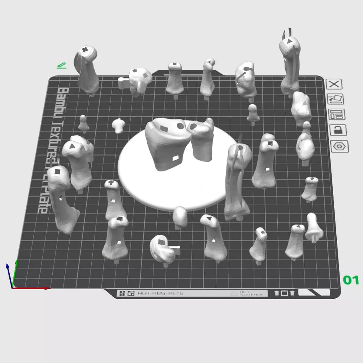 DocCheck Thïngs Anatomisches 3D-Puzzle der Hand "Manus"