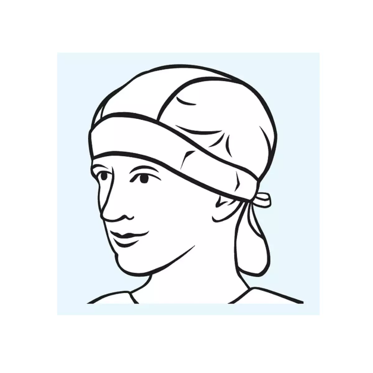HARTMANN Foliodress Cap Comfort Bandana OP-Haube