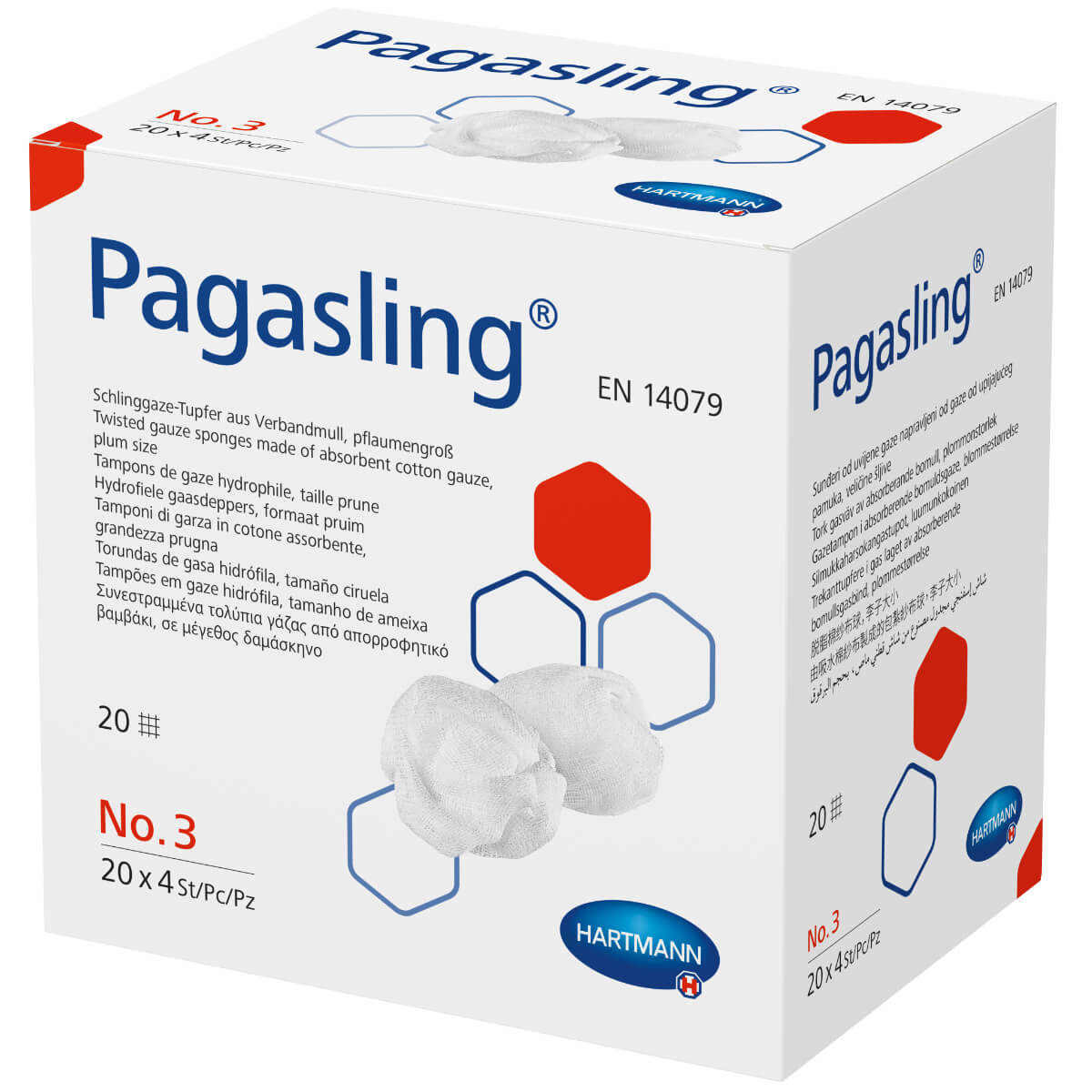 HARTMANN Pagasling sterile Schlinggazetupfer HARTMANN Pagasling sterile Schlinggazetupfer
