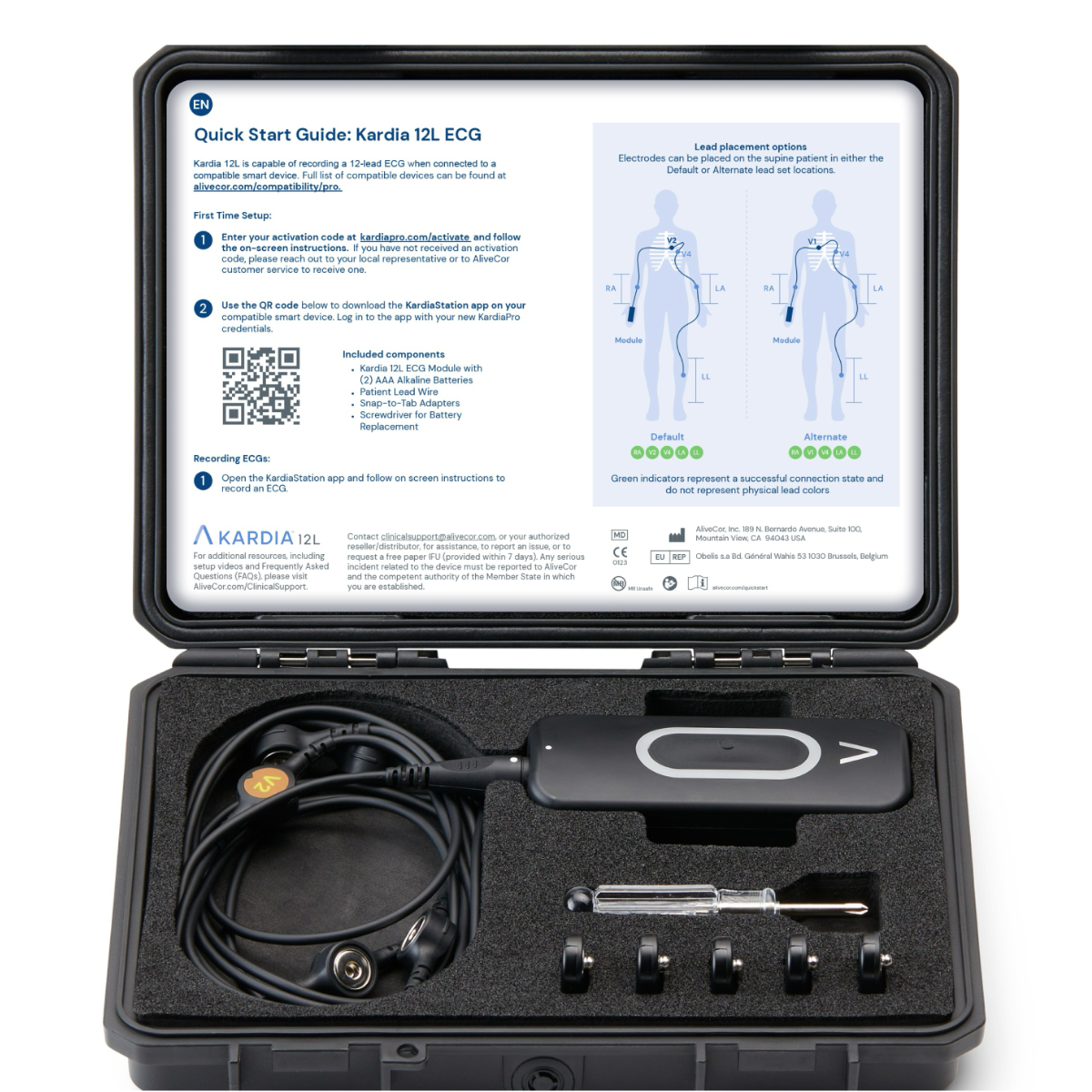 AliveCor Kardia 12L mobiles 12-Kanal EKG