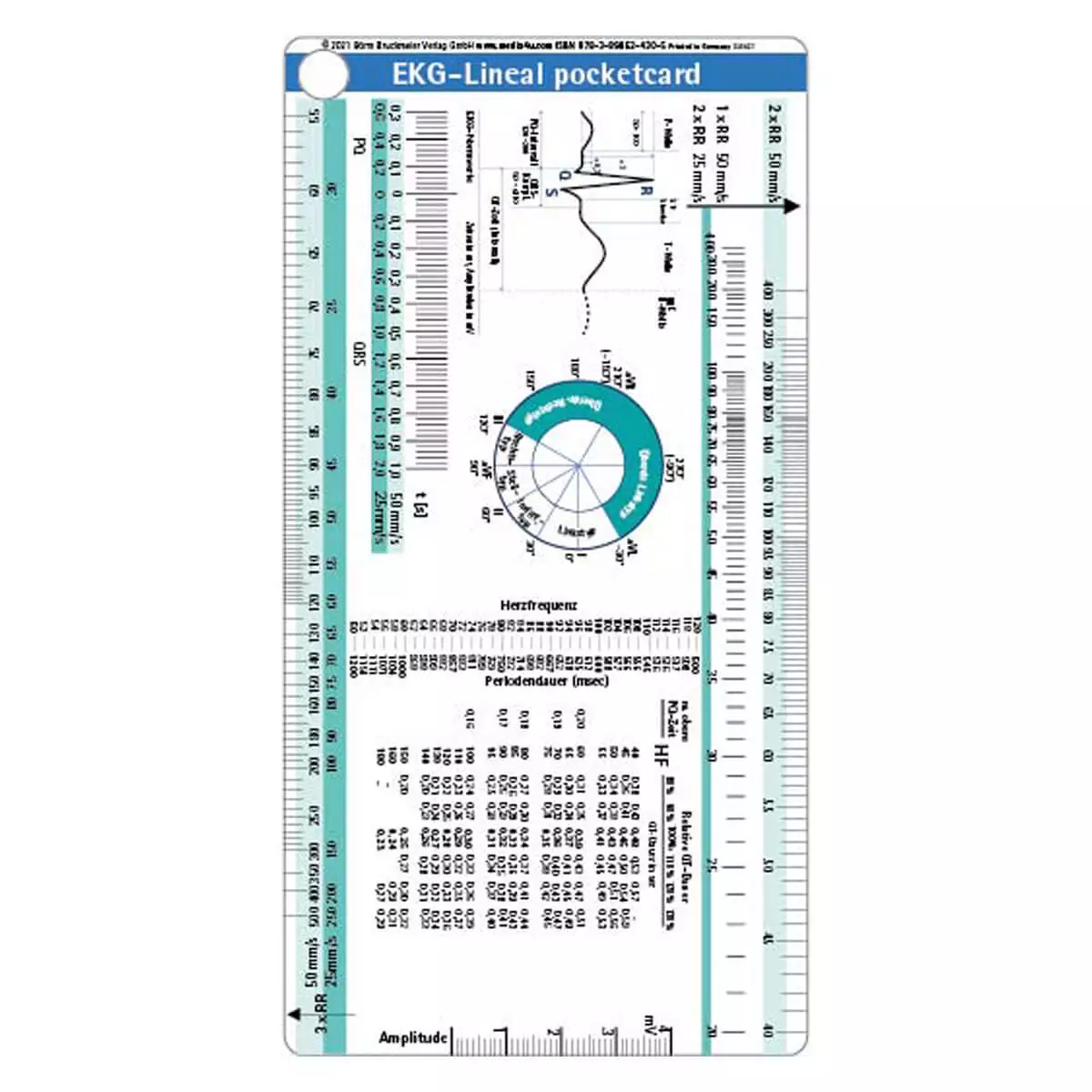 Börm Bruckmeier EKG-Lineal pocketcard