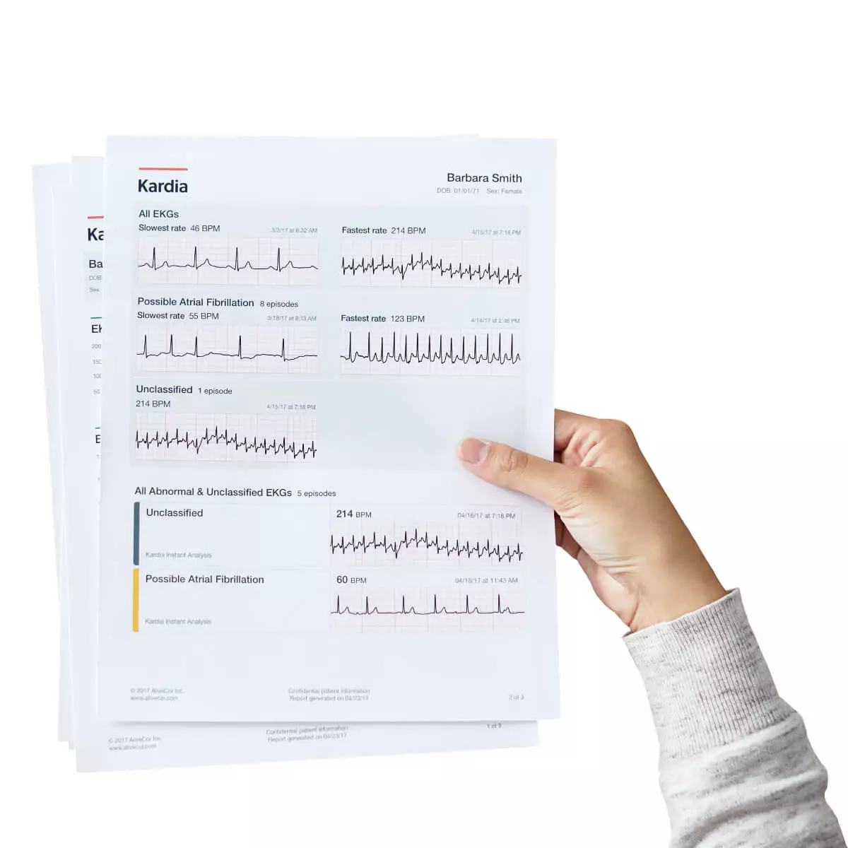 AliveCor KardiaMobile® Smartphone 1-Kanal-EKG