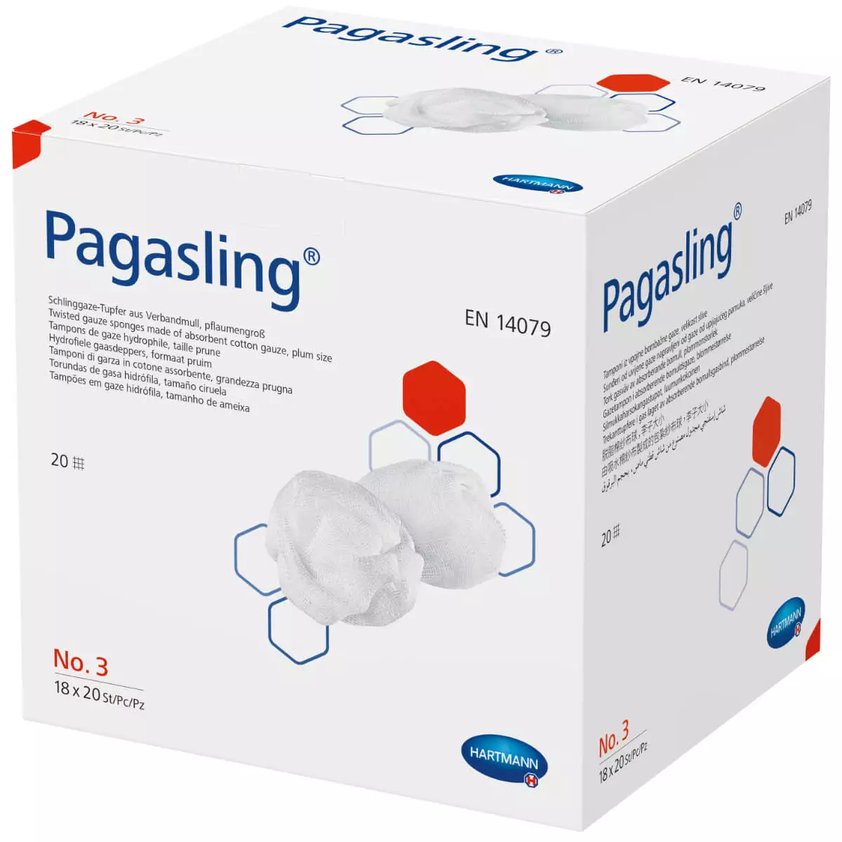 HARTMANN Pagasling sterile Schlinggazetupfer
