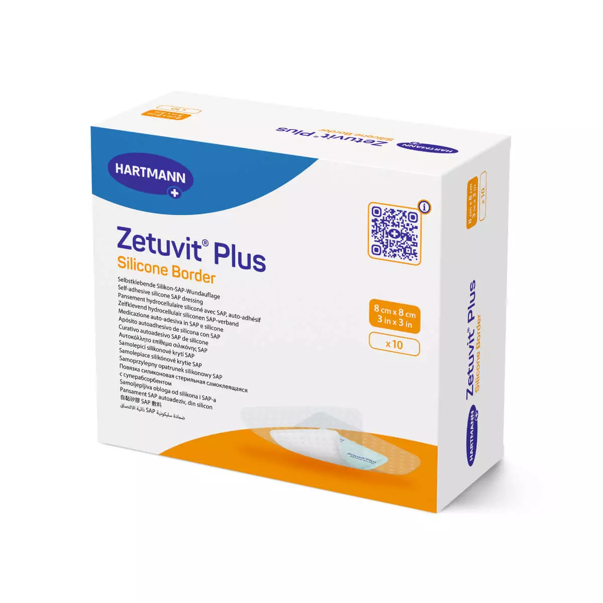 HARTMANN Zetuvit Plus Silicone Border Wundauflage