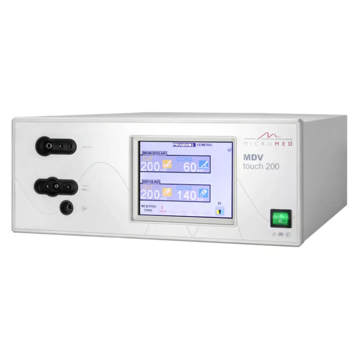 MICROMED MDV touch 200 HF-Elektrochirurgiegerät