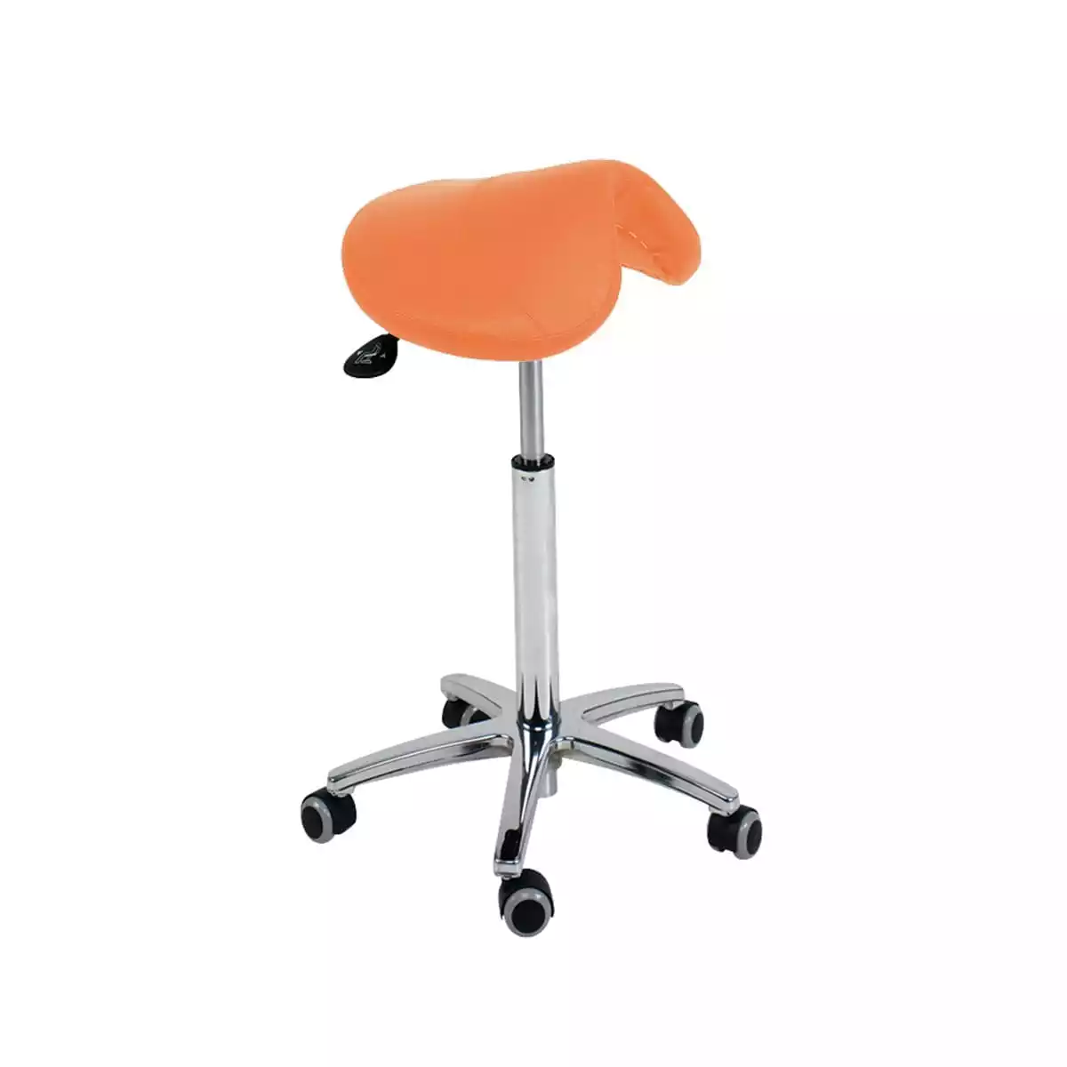 Ecopostural Rollhocker mit Sattelsitz Ecopostural Rollhocker mit Sattelsitz