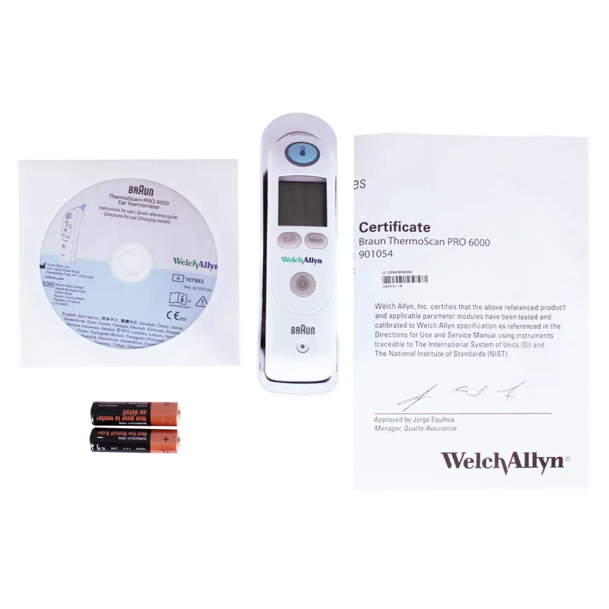 Welch Allyn Braun ThermoScan Pro 6000 Ohrthermometer