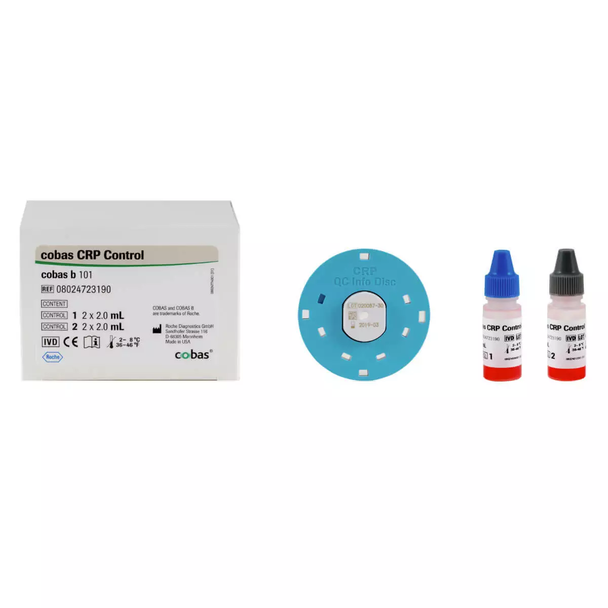 Roche cobas b 101 Kontrolle