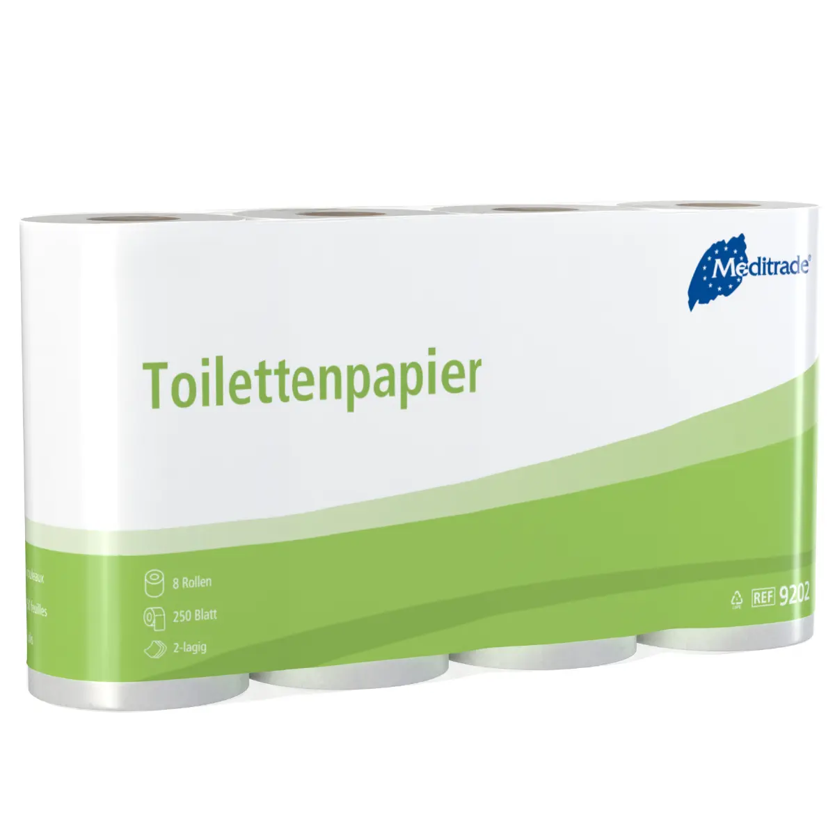 Meditrade Weißes Toilettenpapier