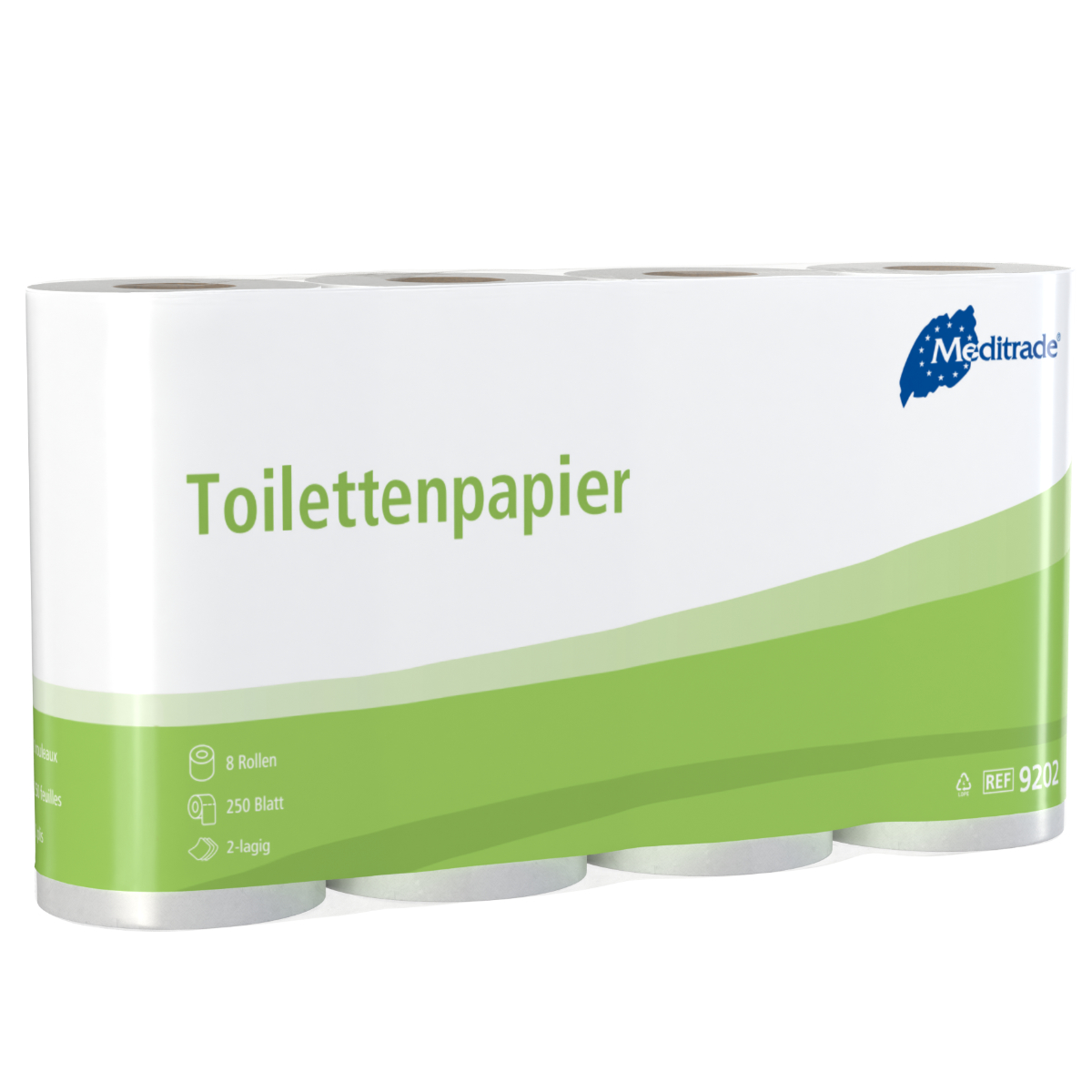 Meditrade Weißes Toilettenpapier