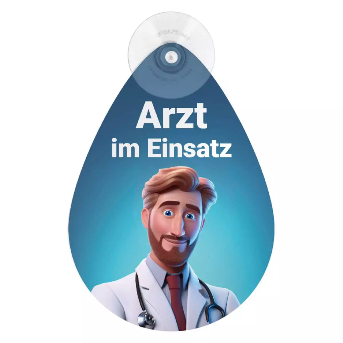 DocCheck Tools Kfz-Schild "Plopp!"