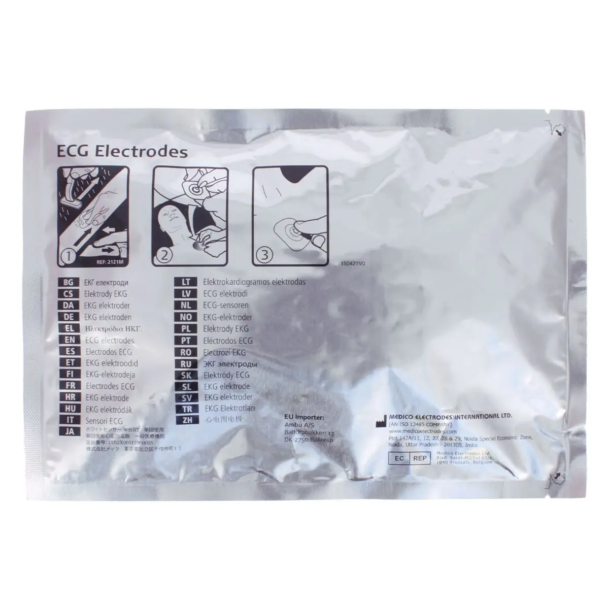 Ambu WhiteSensor WS-00-S/50 Einweg-EKG-Elektroden Ambu WhiteSensor WS-00-S/50 Einweg-EKG-Elektroden