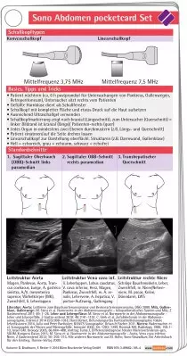 Börm Bruckmeier Sono Abdomen pocketcard Set