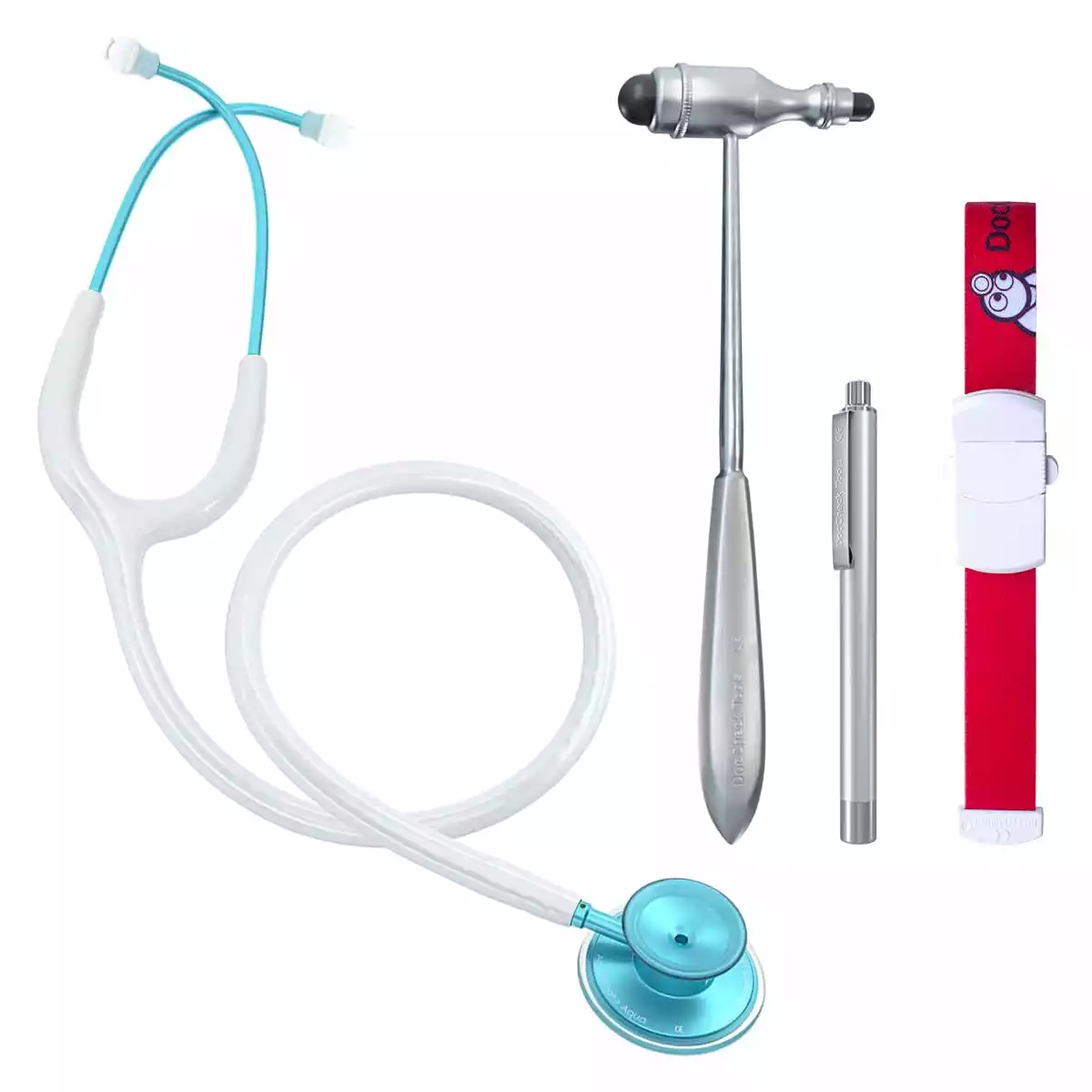 MDF PJ/U-Kurs-Set Acoustica Stethoskop Aqua