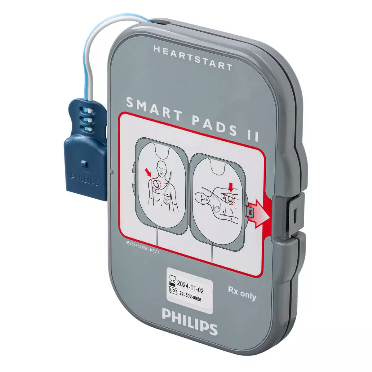 Philips SMART-Pads II Elektrodenkassette für FRx Defibrillator