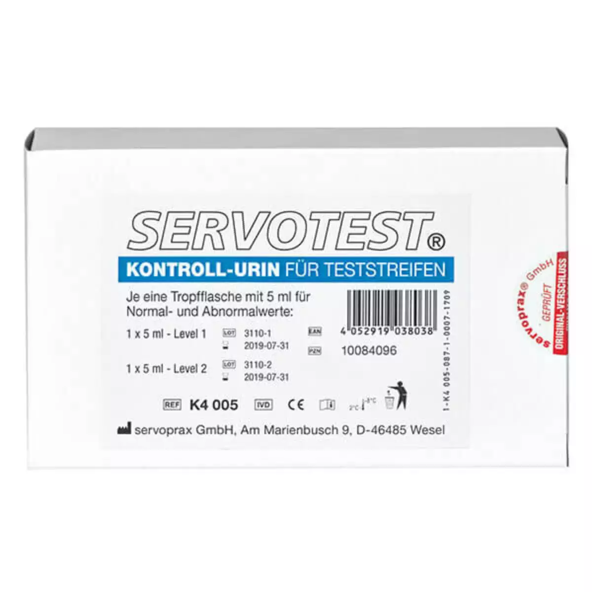 servoprax SERVOTEST Kontrollurin