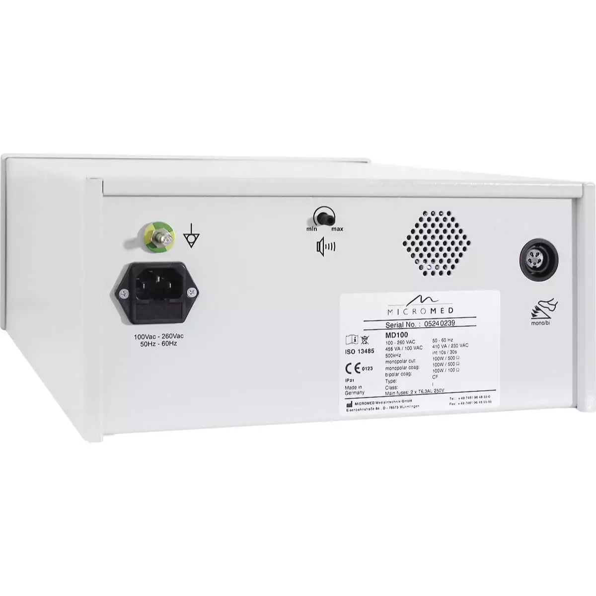 MICROMED MD 100 HF-Elektrochirurgiegerät