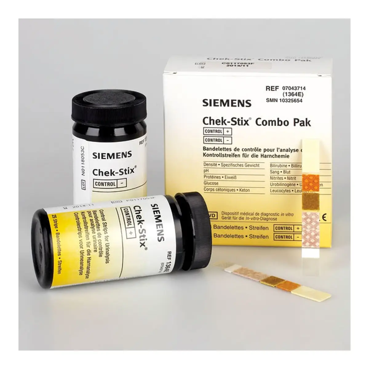 Siemens Chek-Stix Combo Qualitätskontrolle