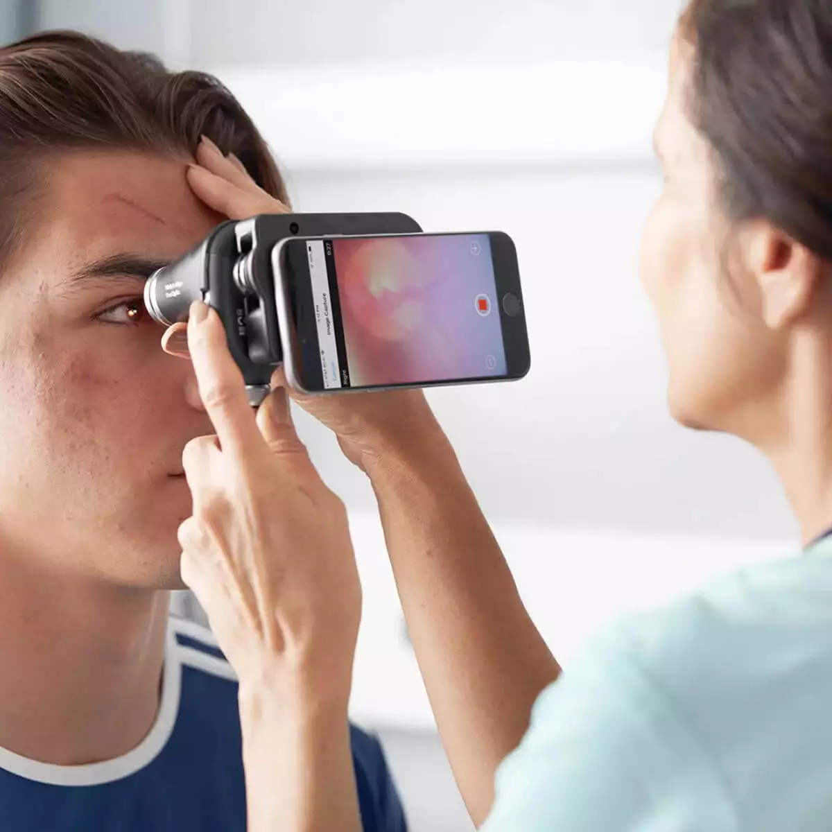 Welch Allyn PanOptic Plus Ophthalmoskop-Kopf mit iExaminer Welch Allyn PanOptic Plus Ophthalmoskop-Kopf mit iExaminer